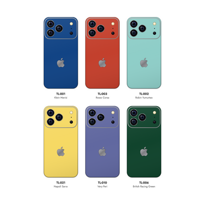 ToneLab iPhone kaplama renk örnekleri ve renk kodları