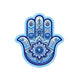 Blue Mandala Hamsa