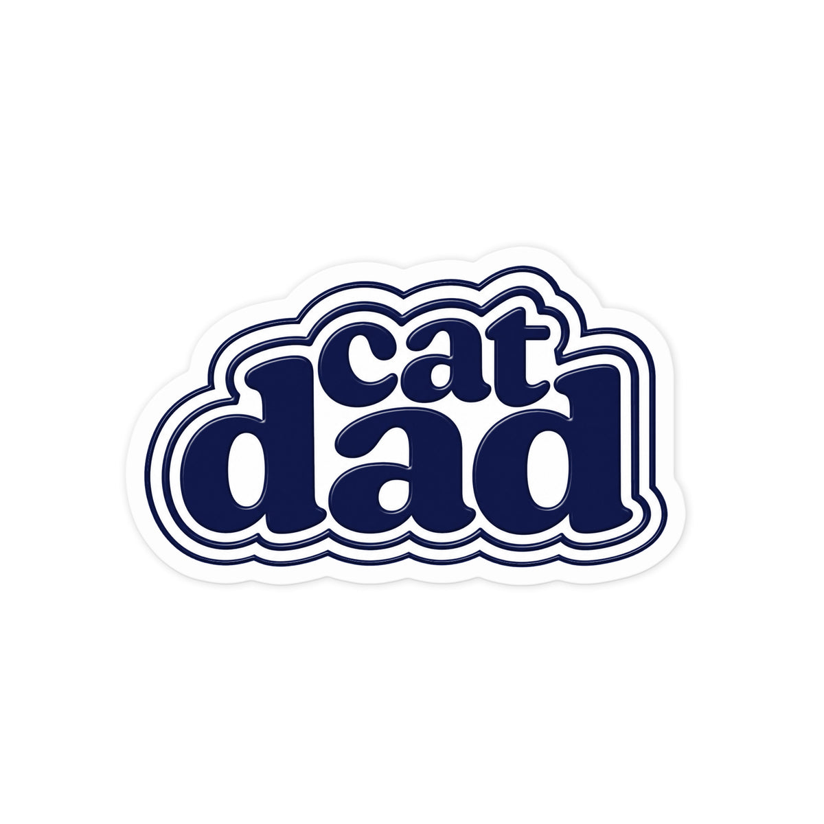 Cat Dad Lettering
