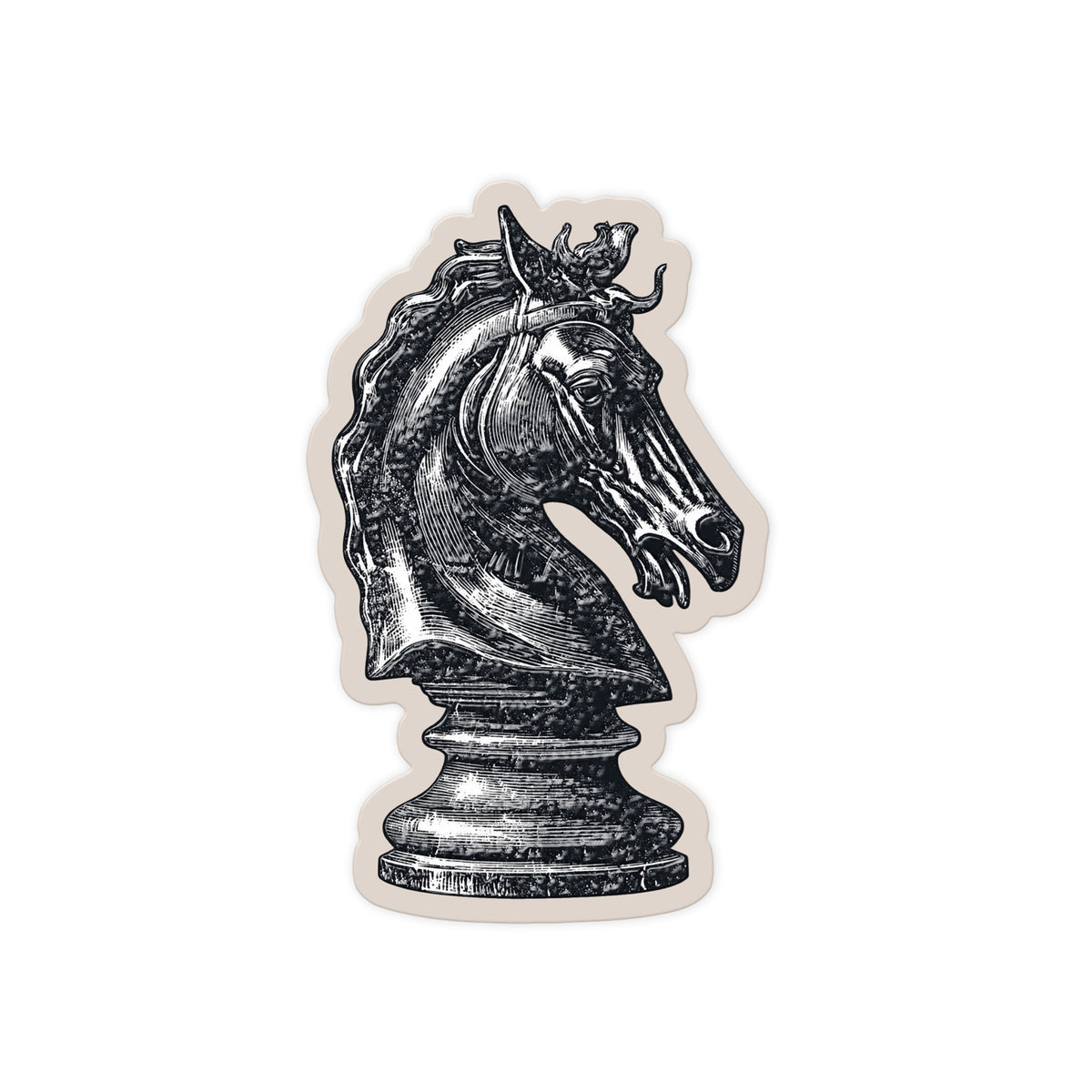Chess Knight Bust