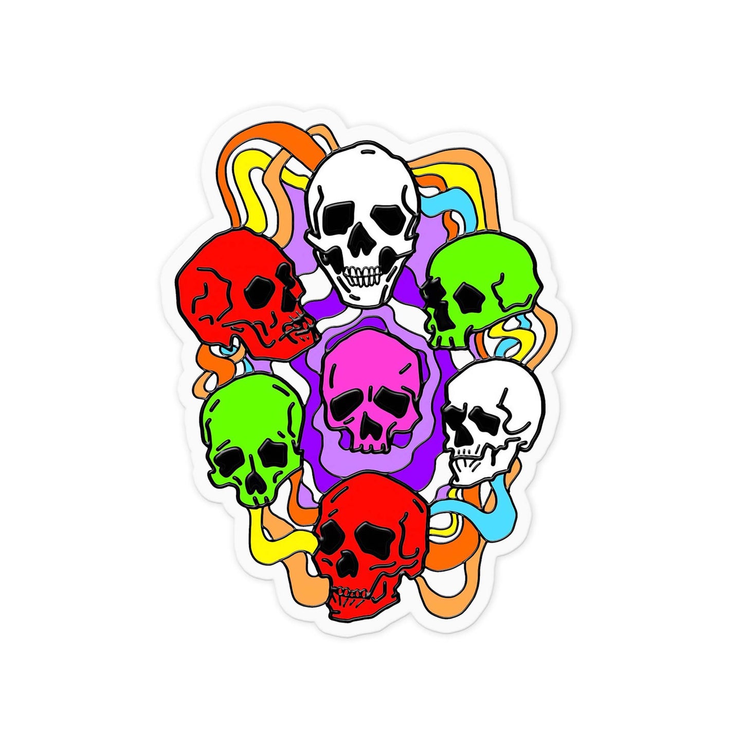 Colored Skull