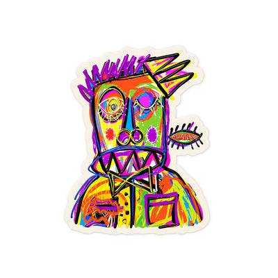 Crowned Scribble Face