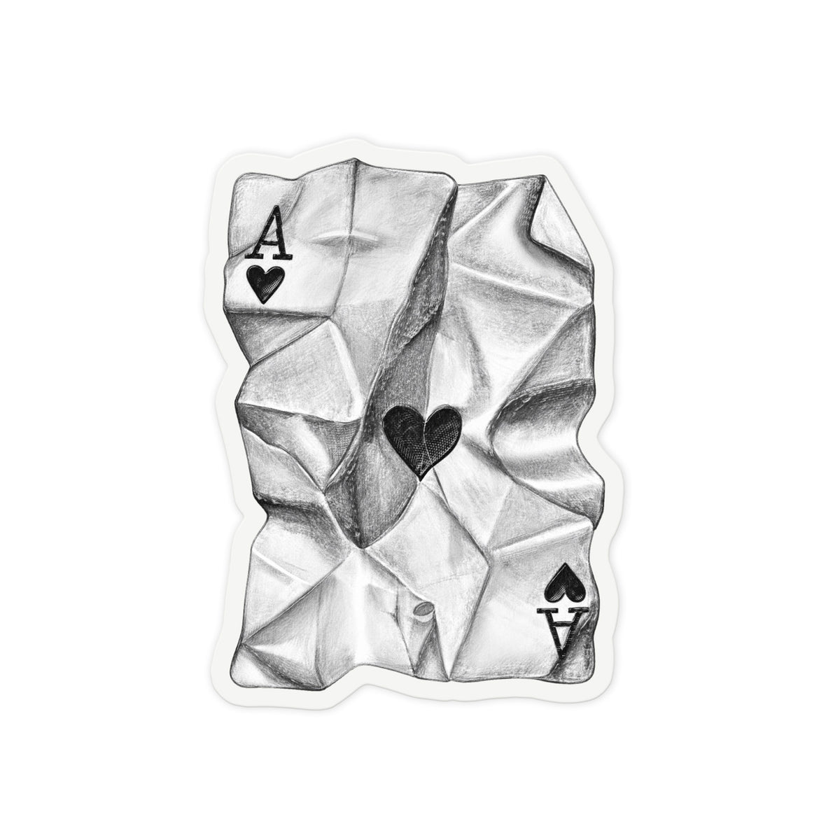 Crumpled Ace