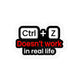 Ctrl Z Real Life