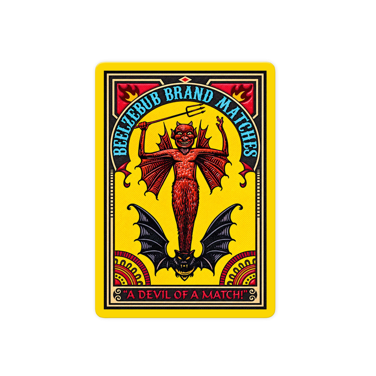 Devil Matches Label