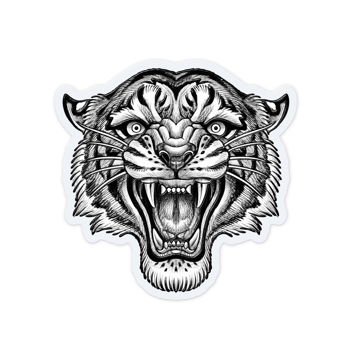 Engraved Tiger