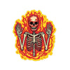 Fire Skeleton