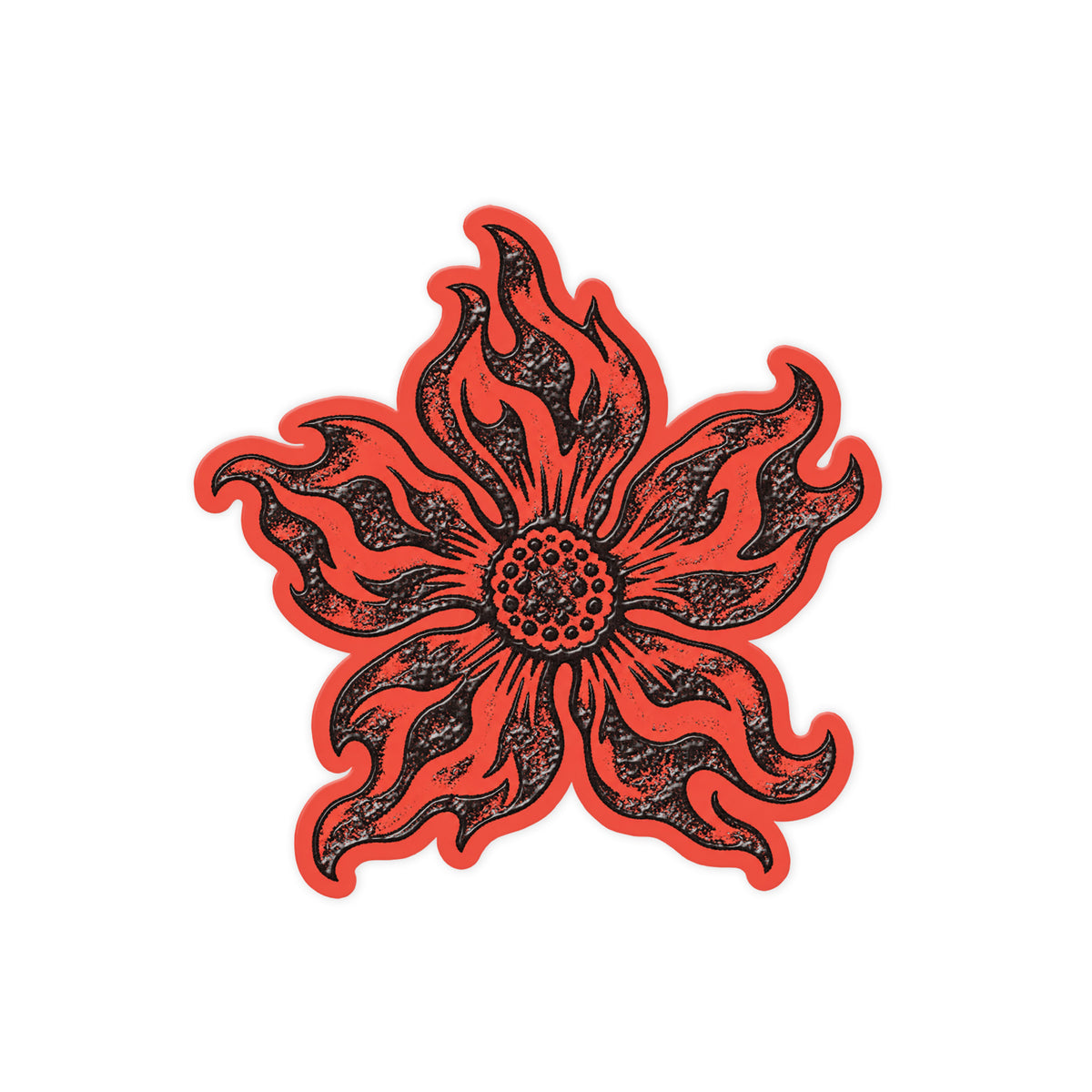 Fire Flower Red Noise