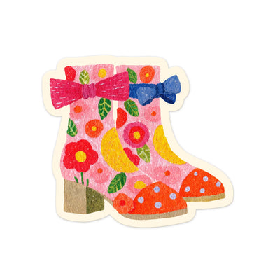 Floral Boots