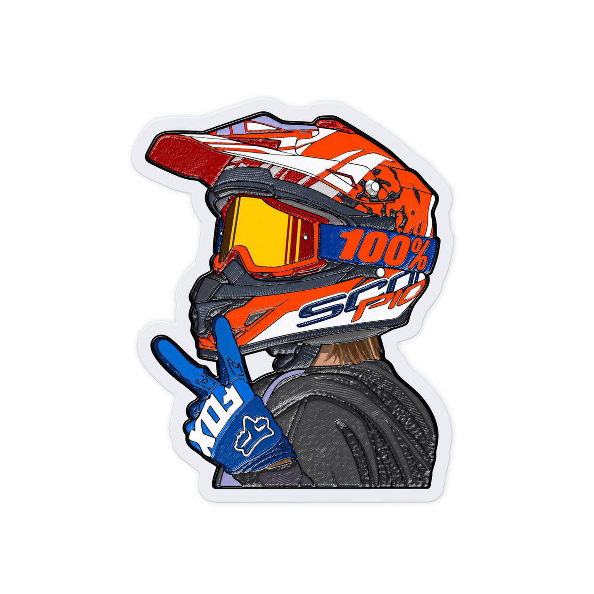 Fox Motocross Rider