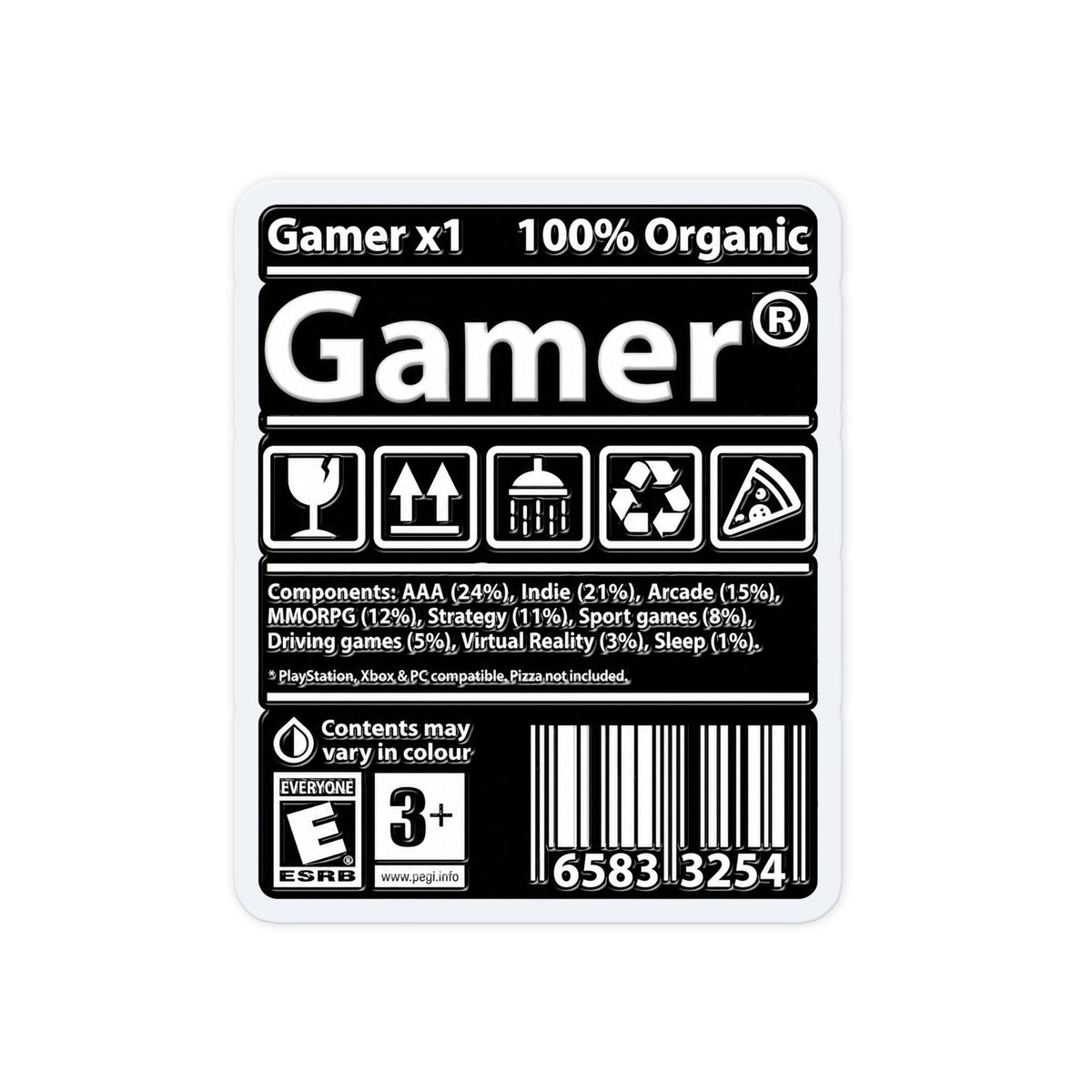Gamer Label