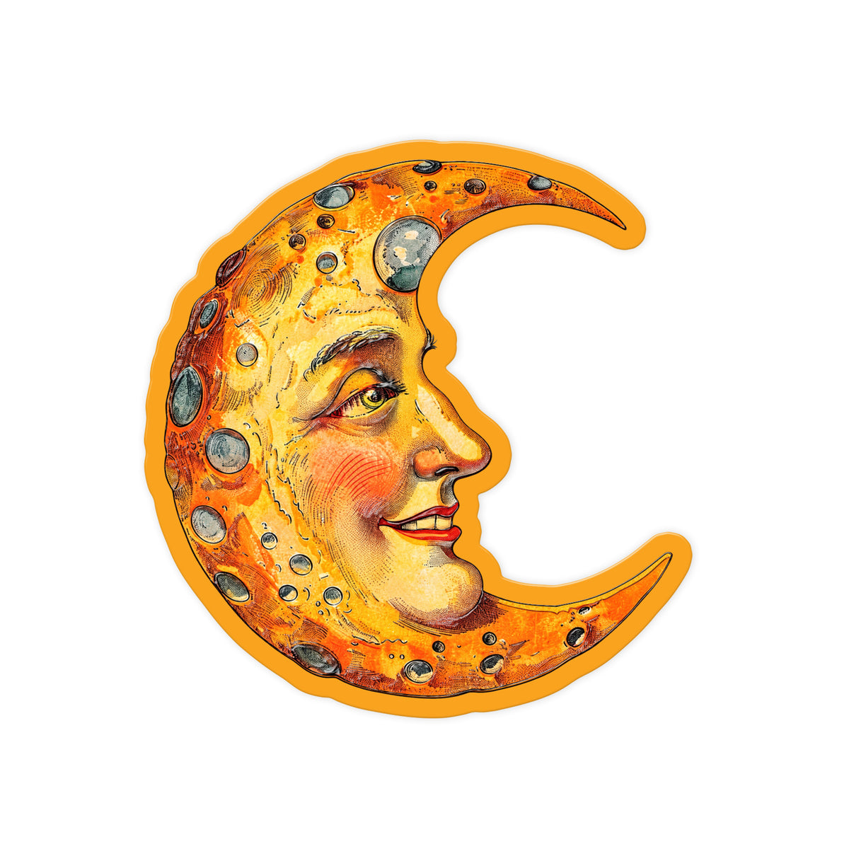 Golden Moon Face