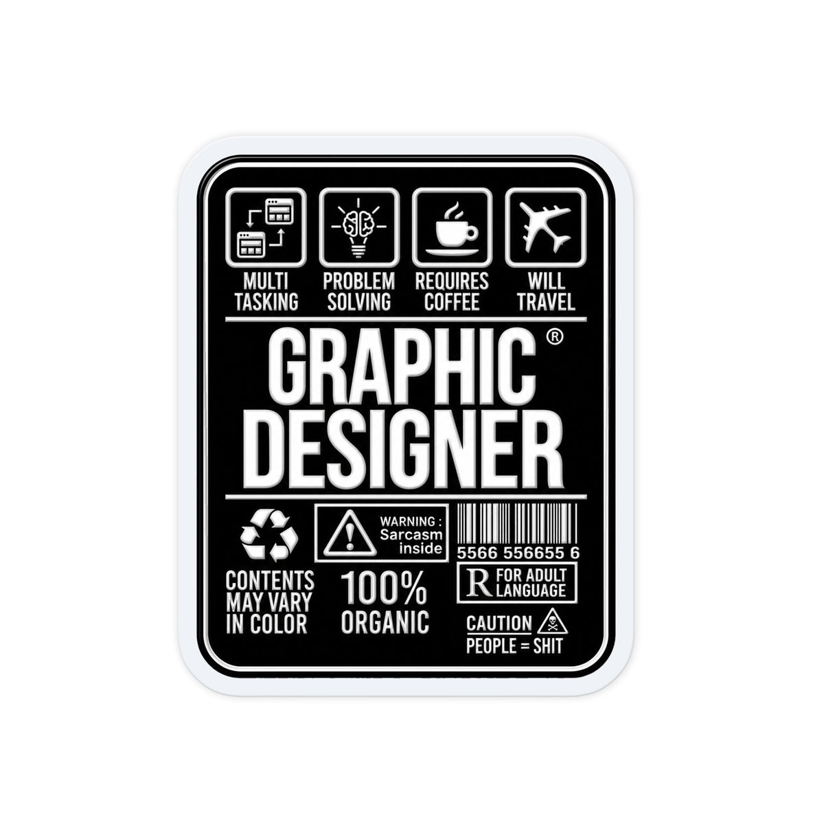 Graphic Designer Label