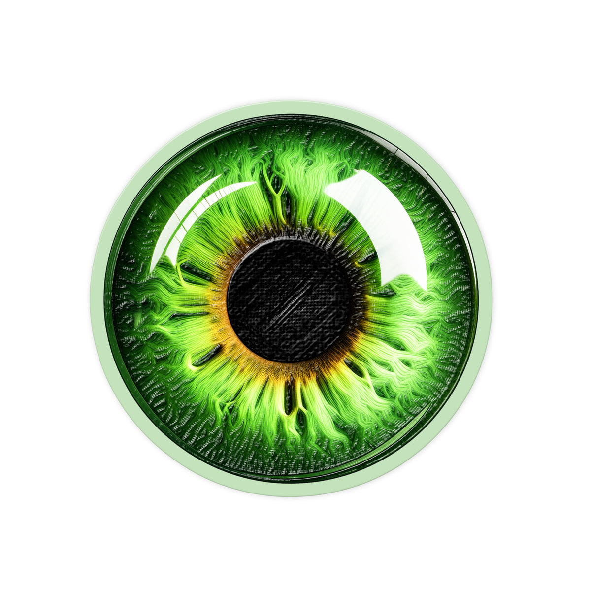 Green Iris Eye