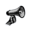 Halftone Megaphone
