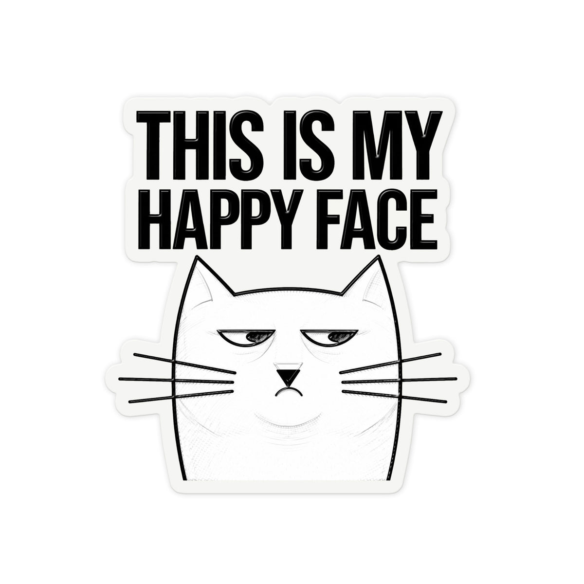 Happy Face Cat