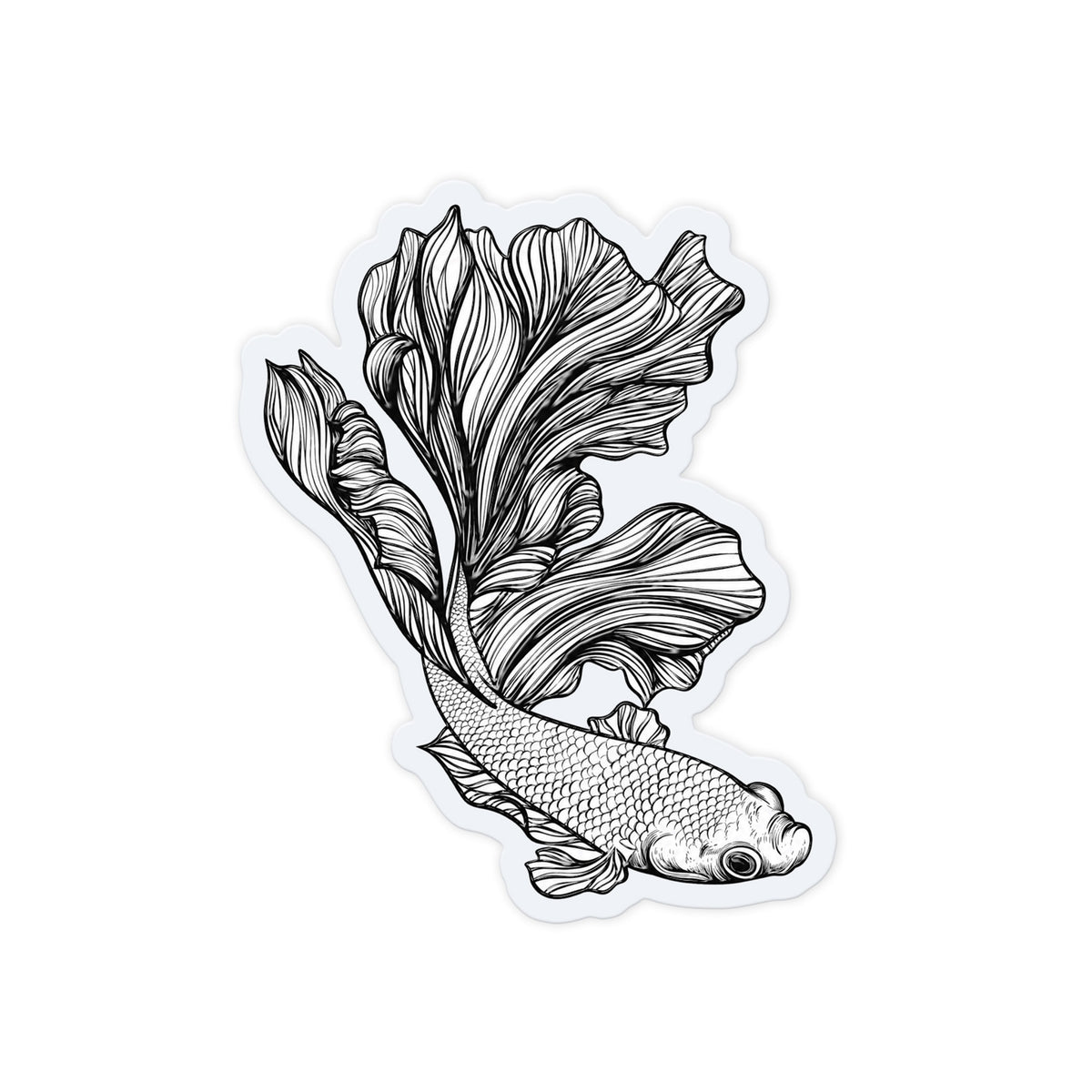 Ink Betta Fish
