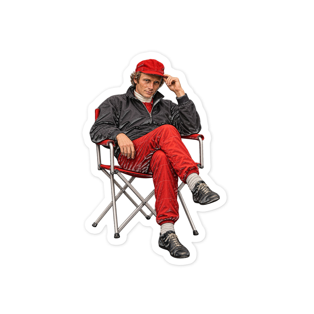 Lauda Under The Cap