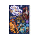 One Piece A5 sticker seti II - dokulu vernikli baskı, sayfanın tamamı