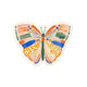 Peach Gouache Butterfly