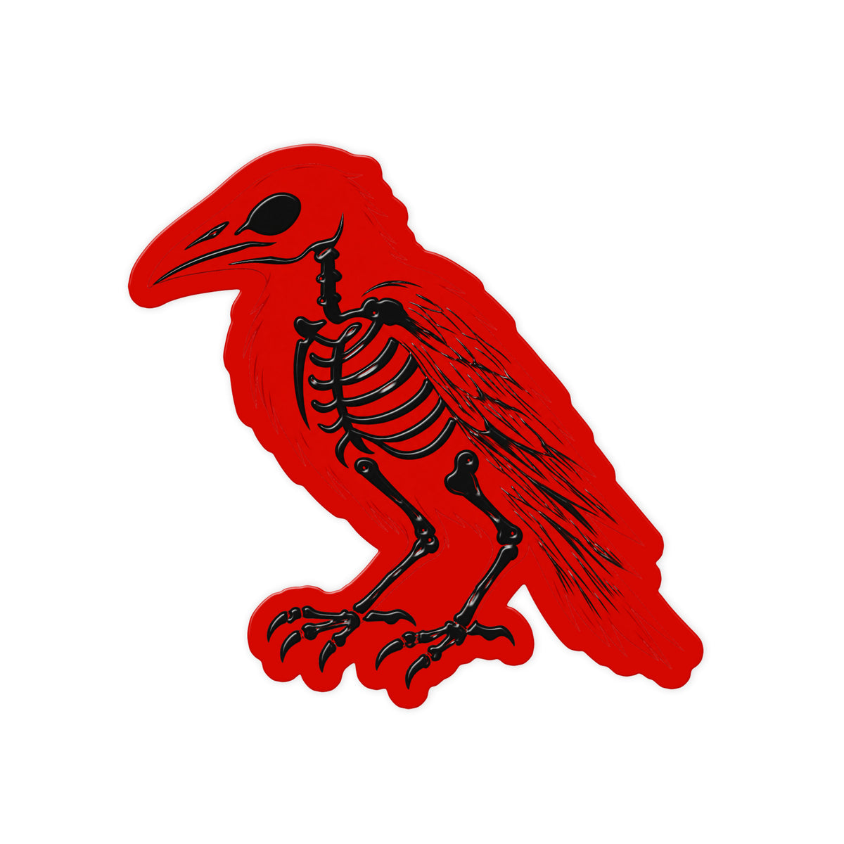 Red Raven Skeleton
