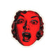 Red Scream Face