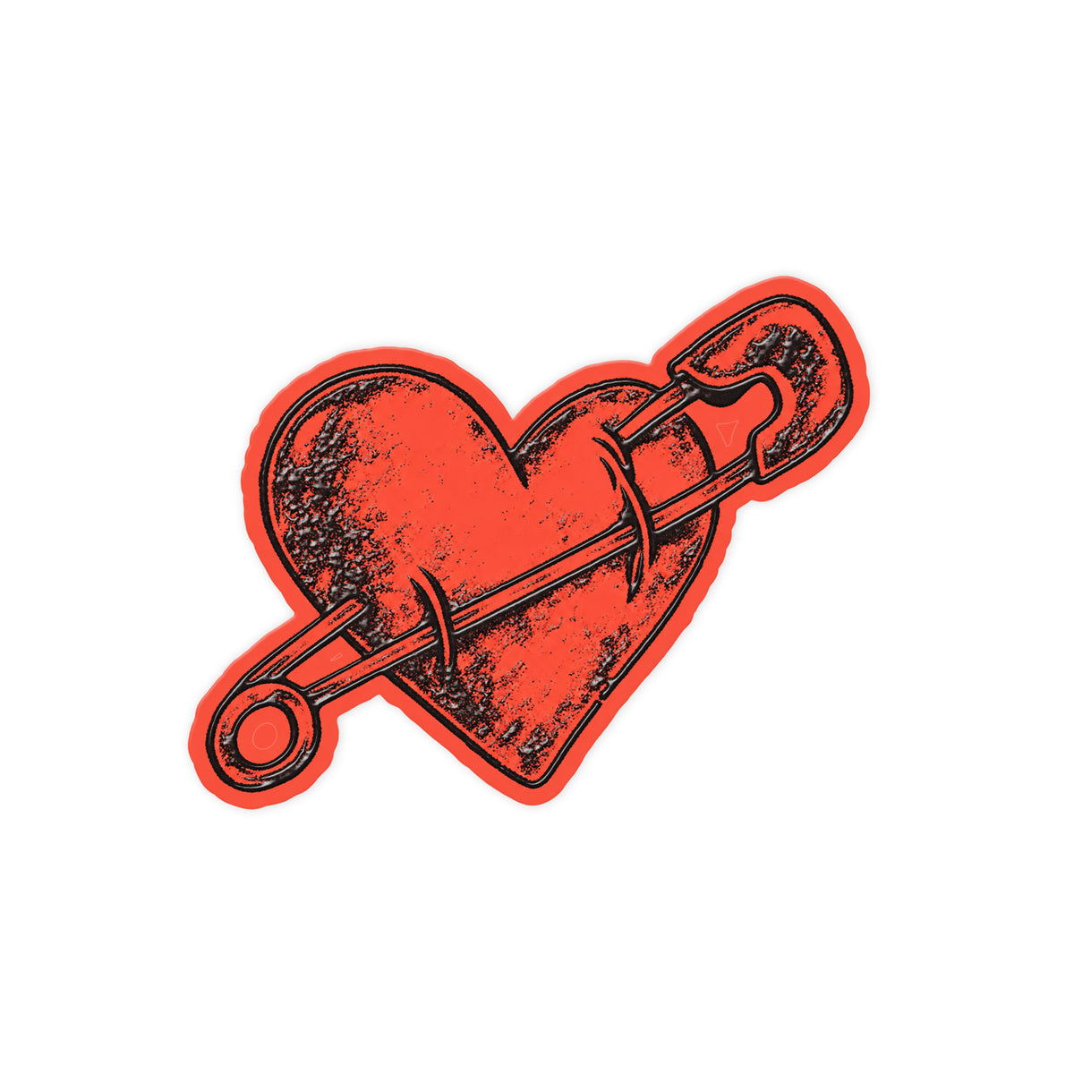 Safety Pin Heart
