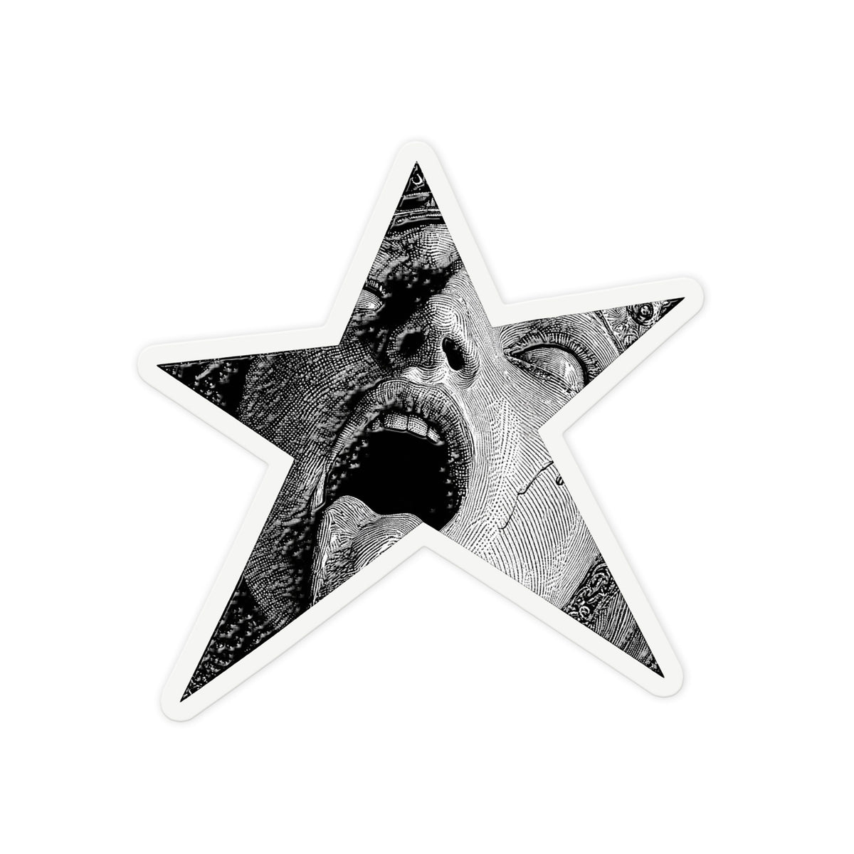 Screaming Star Face
