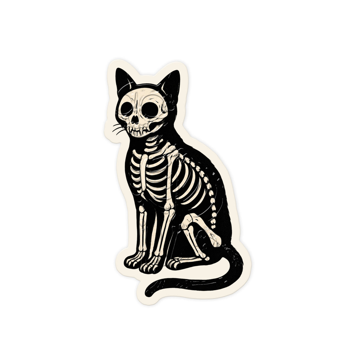Skeleton Cat Side