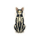 Skeleton Cat Sitting