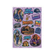 Snoop Dogg A5 sticker seti II - dokulu vernikli baskı, sayfanın tamamı