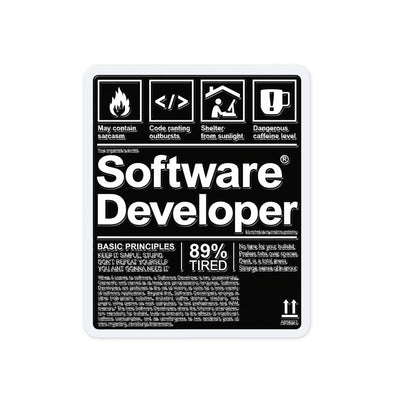 Software Developer Label