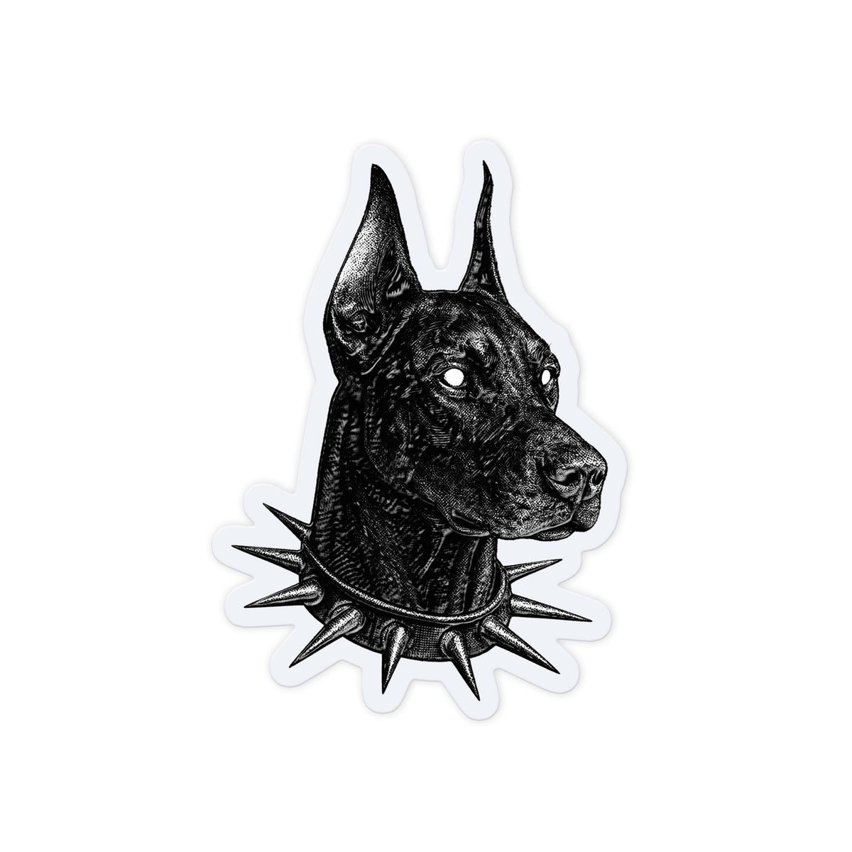 Spiked Doberman