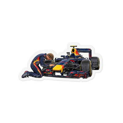 Vettel India Salute