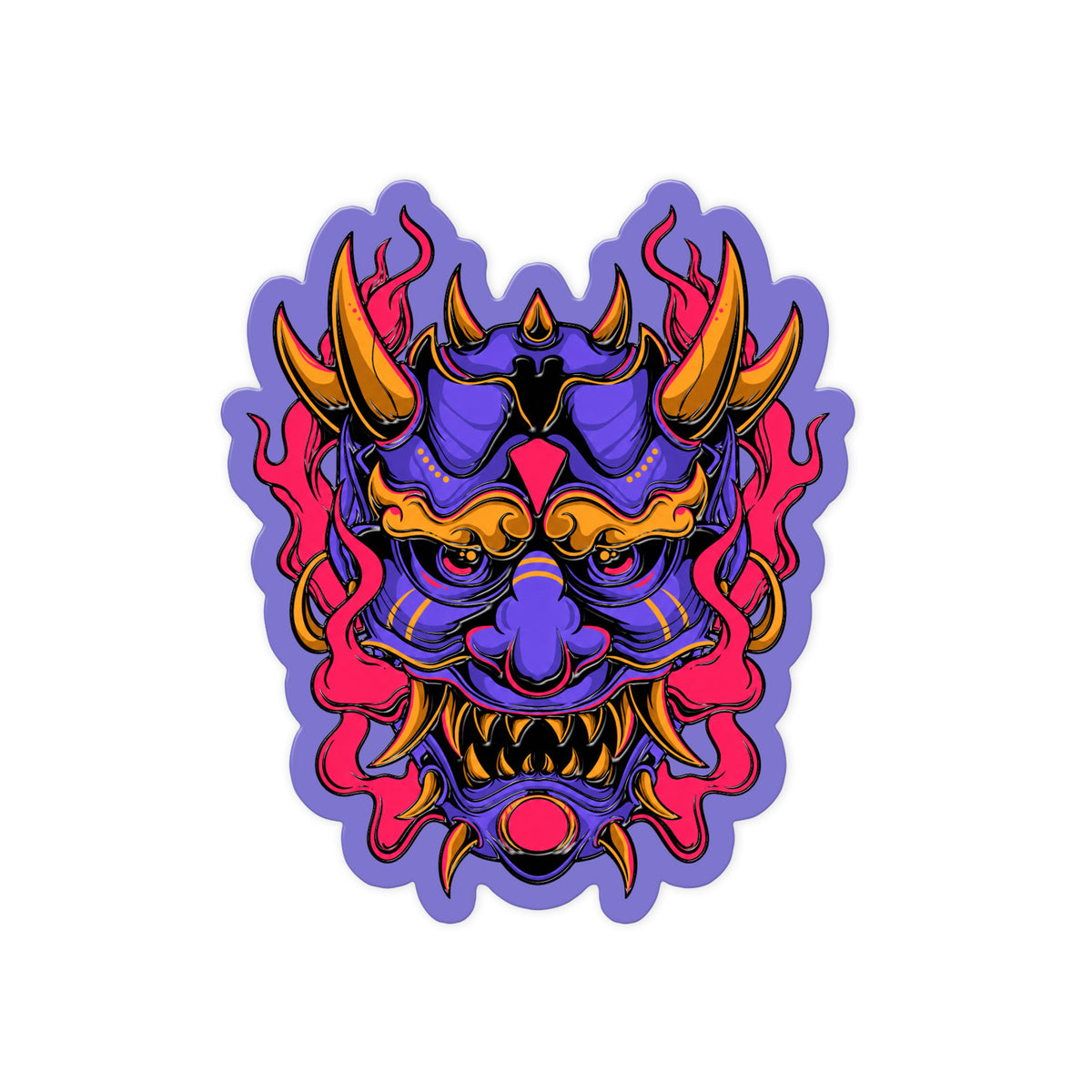 Violet Oni Mask