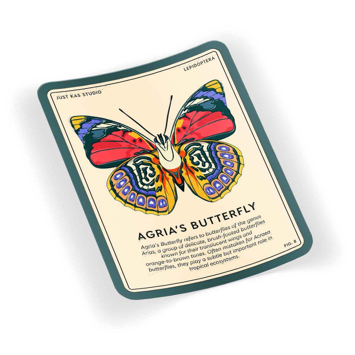 Agria Butterfly Poster