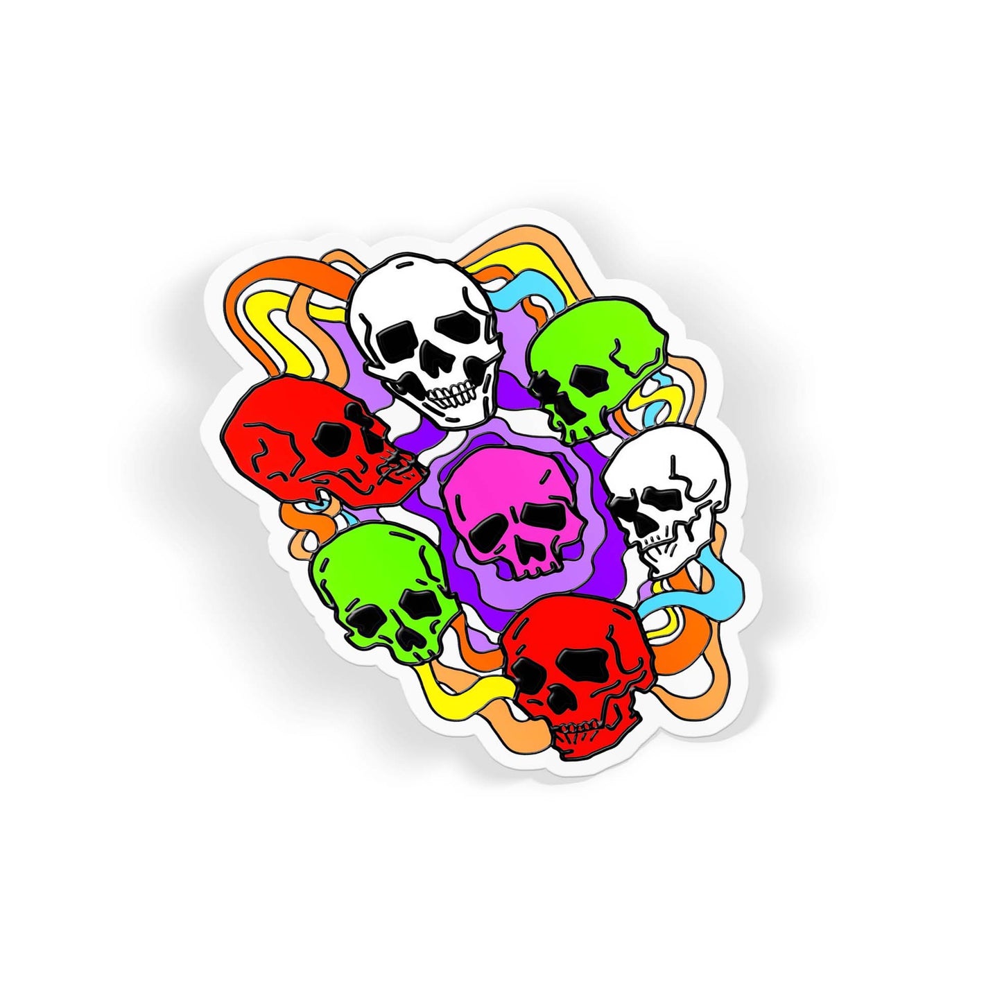 Colored Skull