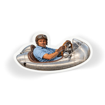 Fangio At The Wheel