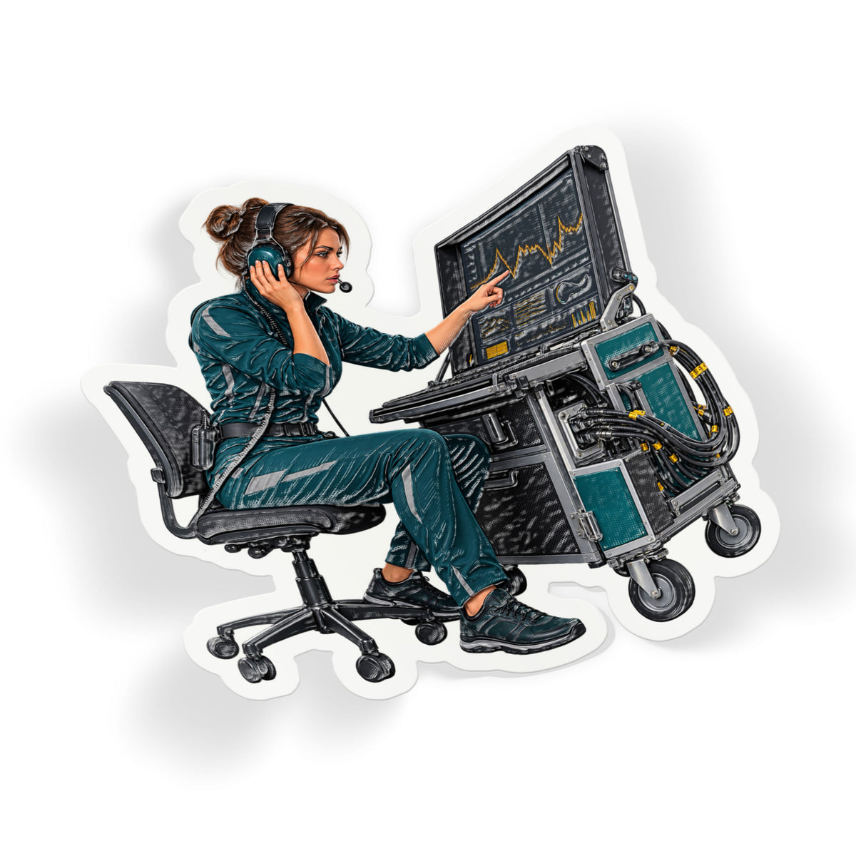 Female Race Engineer