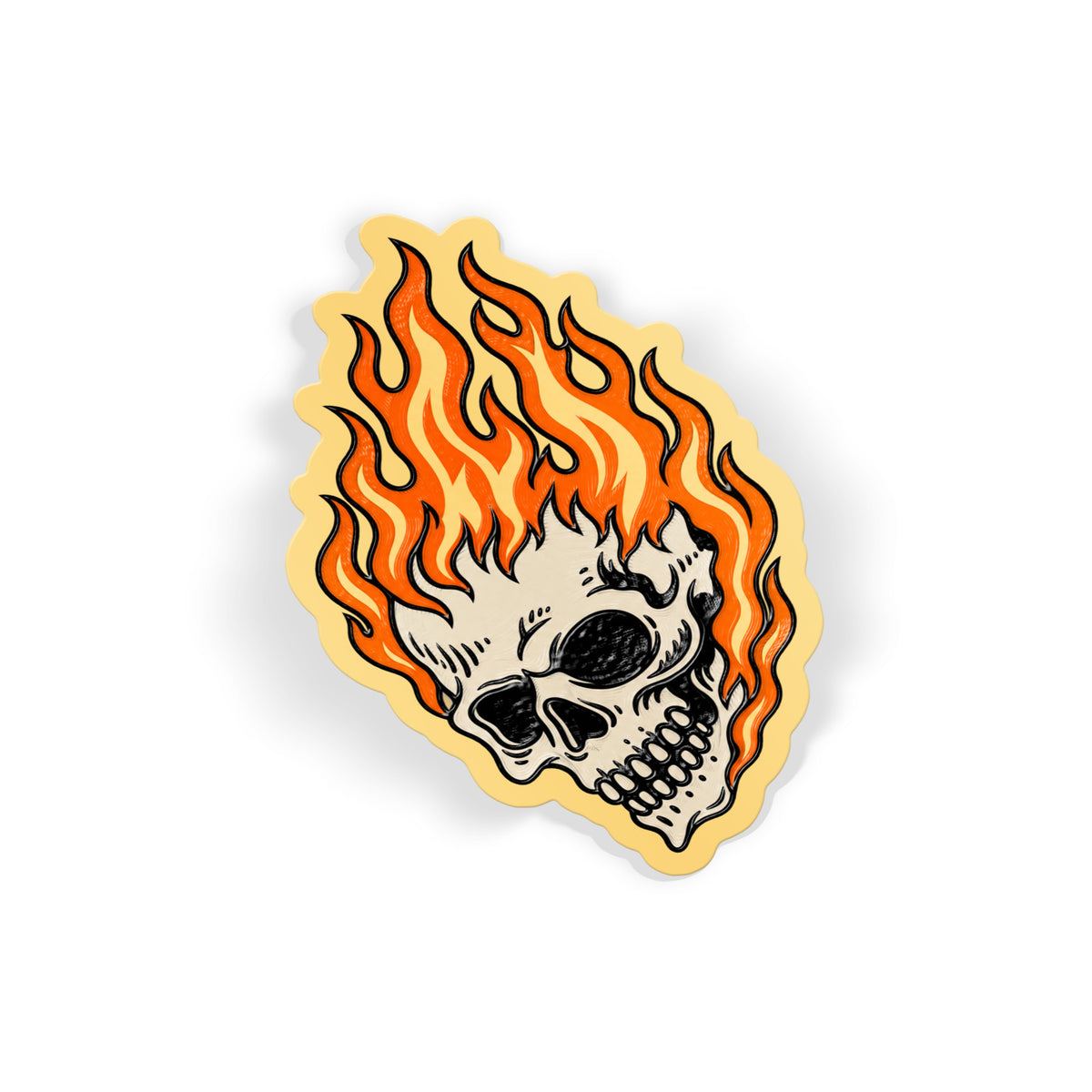 Flaming Skull