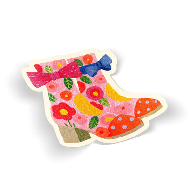 Floral Boots