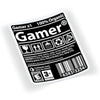 Gamer Label