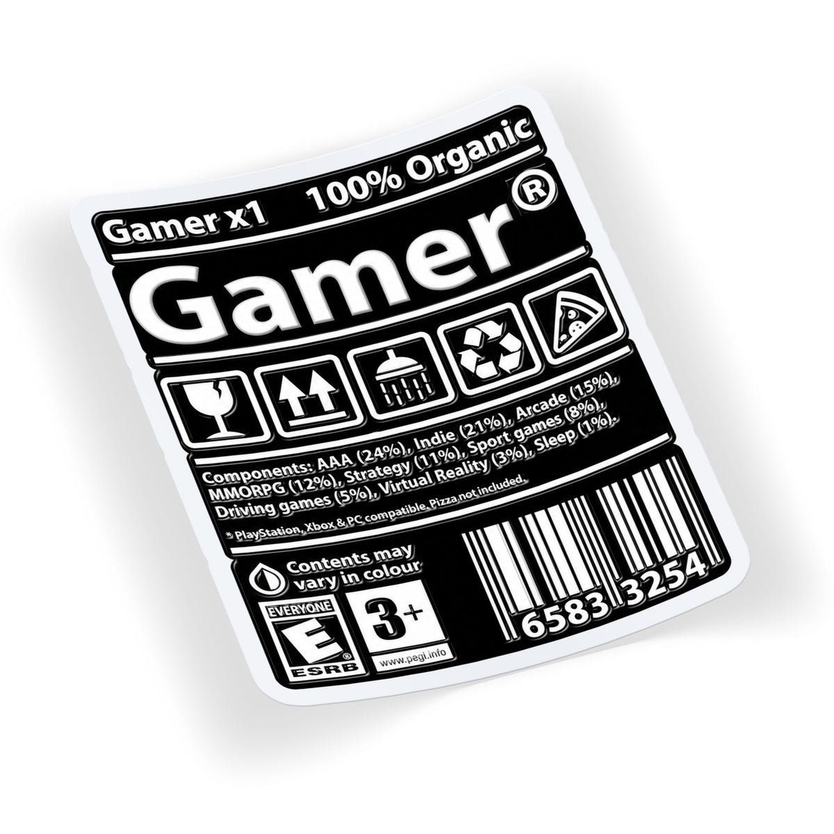 Gamer Label