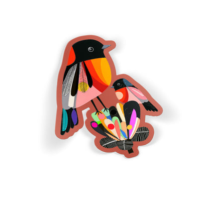 Geo Birds Bloom