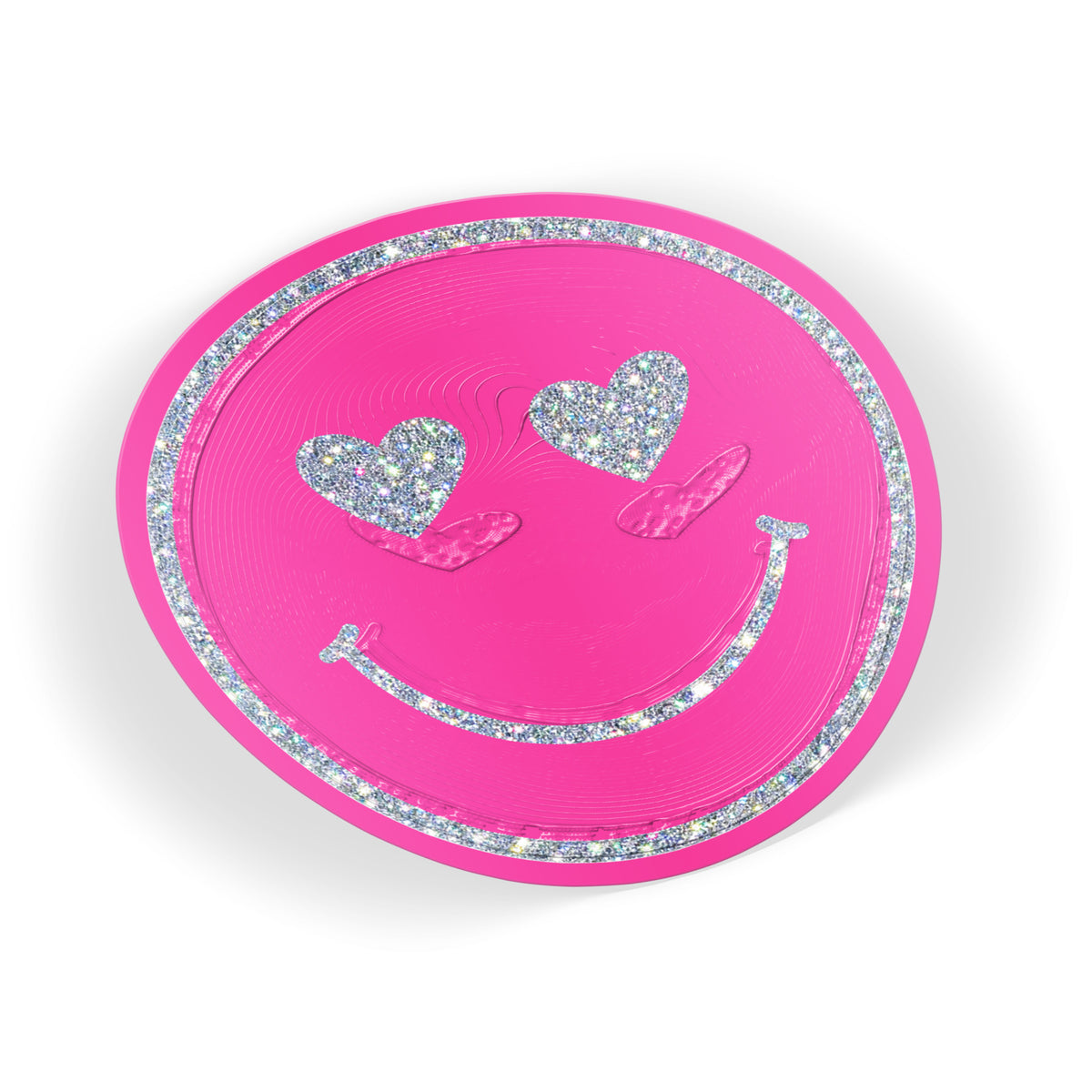 Glitter Heart Eyes Smiley