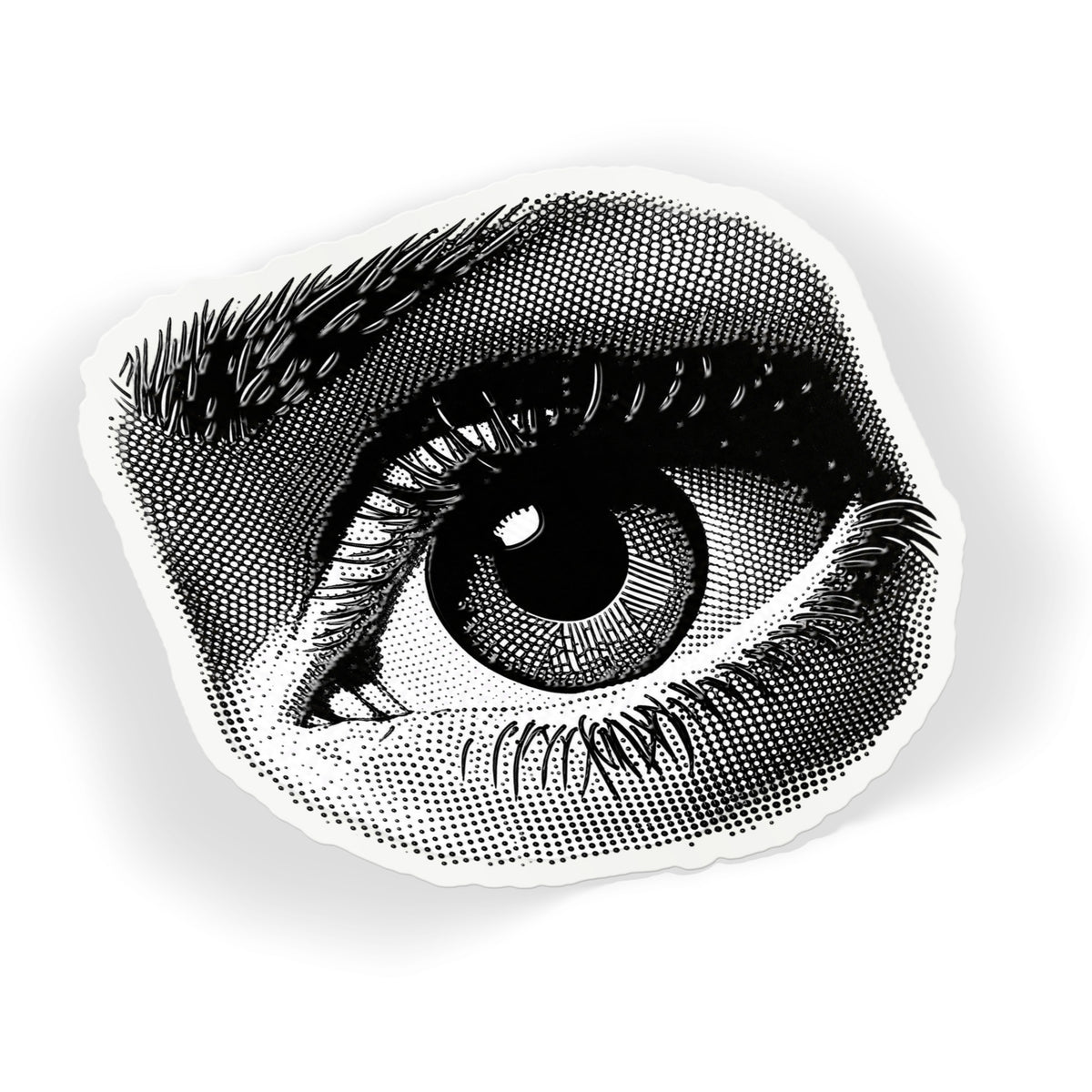 Halftone Eye Closeup