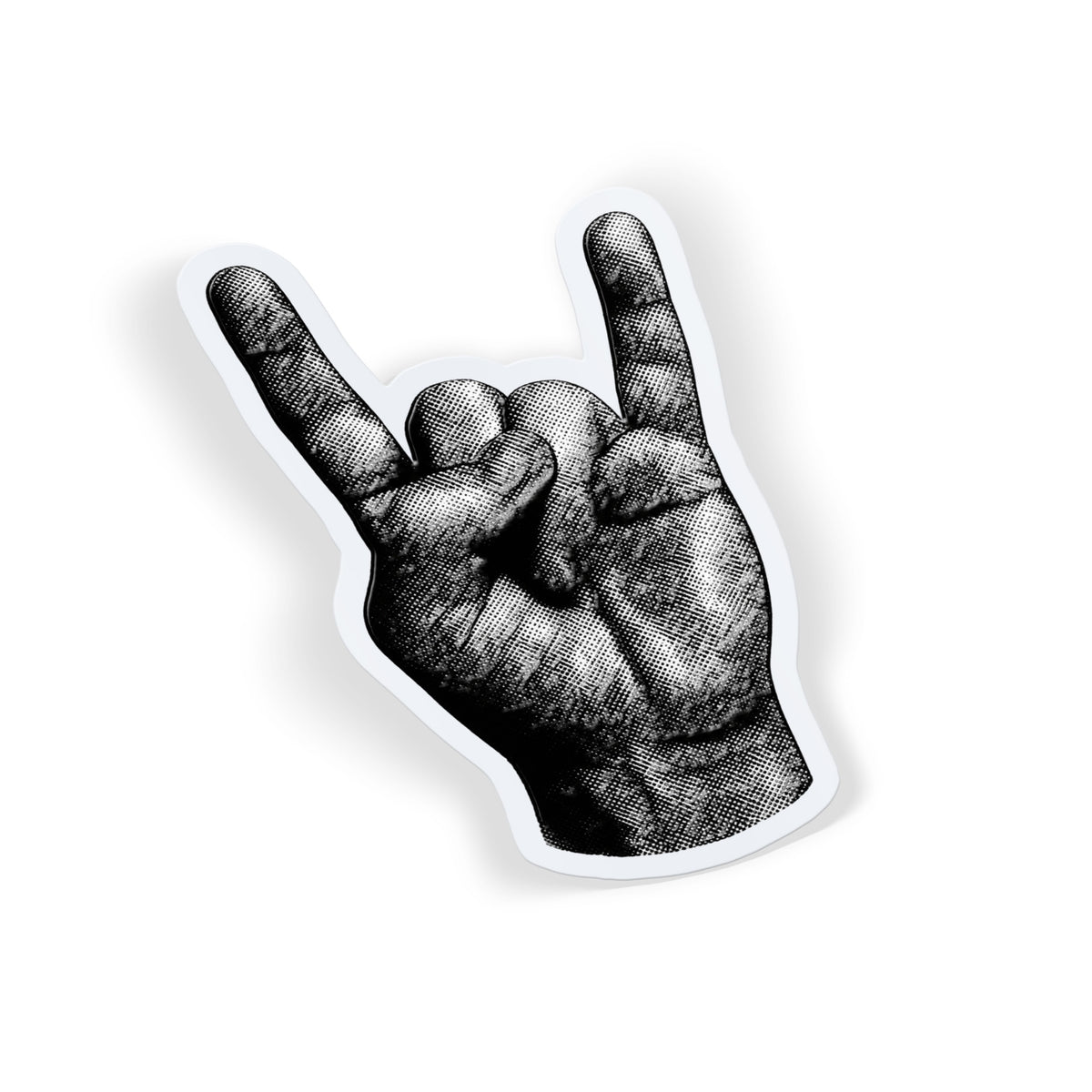 Halftone Horns Hand