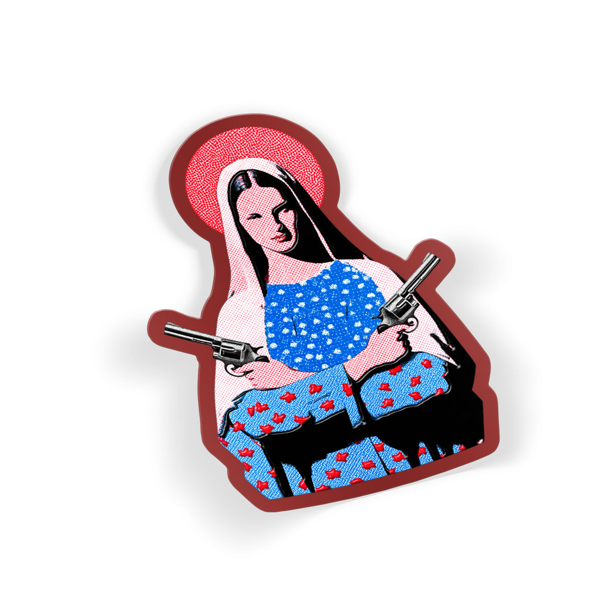 Halftone Madonna Guns