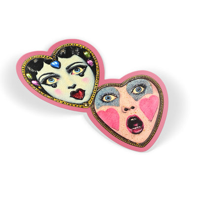 Heart Face Collage