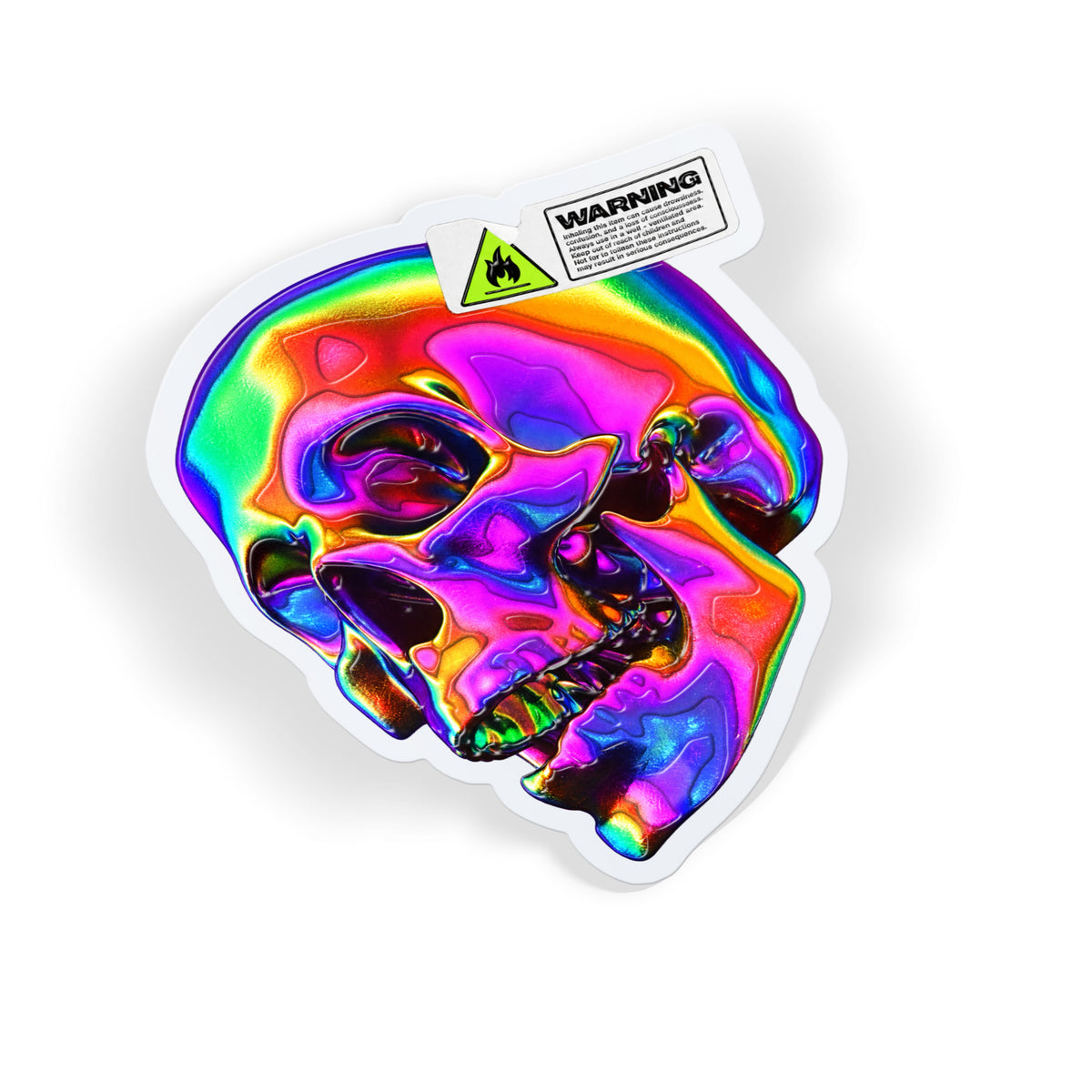 Holo Warning Skull